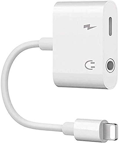 Product Cover [Apple MFi Certified] Lightning to 3.5mm Headphone Jack Adapter, iPhone Headphone Adapter & Charger, Compatible with iPhone 11 Pro Max Xs/XR/8/7 Support iOS 13/12.4.1 & Music Control & Calling