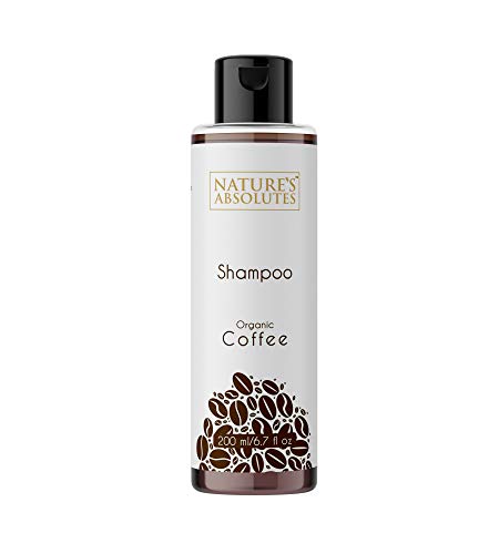 Product Cover Nature's Absolutes Organic Shampoo for All Hair Types , Sls & Paraben Free (Organic Coffee Shampoo with Argan oil, Standard - 200 ml)