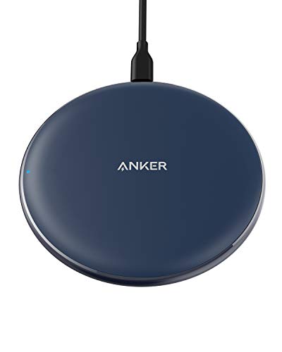 Product Cover Anker Wireless Charger, PowerWave Pad Upgraded 10W Max, 7.5W for iPhone 11, 11 Pro, 11 Pro Max, Xs Max, XR, XS, X, 8, 8 Plus, 10W Fast-Charging Galaxy S10 S9 S8, Note 10 Note 9 Note 8 (No AC Adapter)