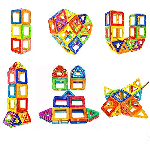 Product Cover Soyee Magnetic Blocks STEM Educational Toys for 3+ Year Old Boys and Girls Creative Construction Fun Magnetic Tiles Kit Gifts for Toddlers - 30pcs Starter Set