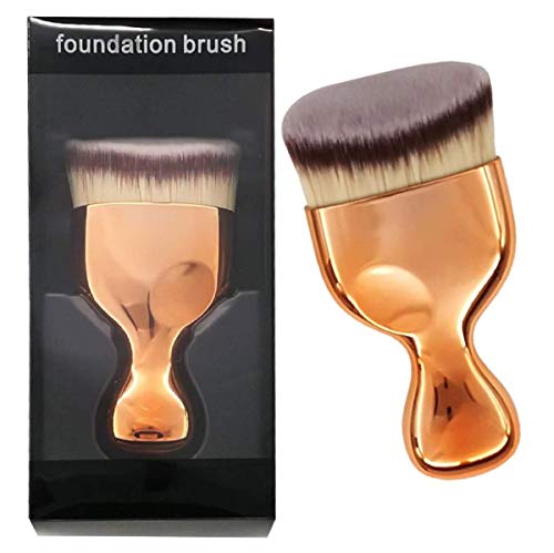 Product Cover CACASO Kabuki Foundation Brush, Flat Top Powder Makeup Brush, Premium Quality Synthetic Dense Bristles Face Make Up Tool For Blending Liquid Cream or Flawless Powder Cosmetics - Buffing, Stippling