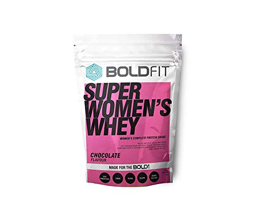 Product Cover Boldfit Super Women's Whey Protein Powder For Women with Hair Skin and Nails support, No Added Sugar, Ideal for weight loss & slim body, Keto Friendly (Chocolate 300gm)