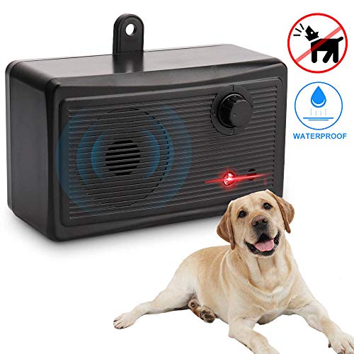 Product Cover Marialove Bark Control Devices, Upgrade Outdoor Mini Anti Barking Device, Ultrasonic Sonic Dog Repellent Anti Bark Deterrents Devices