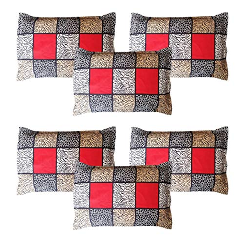 Product Cover Amrange Cotton 6 Piece Set Designer Pillow Covers,Size-17'' x 27''