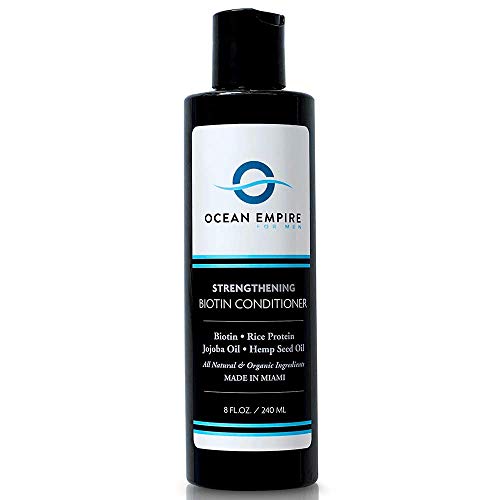 Product Cover OCEAN EMPIRE Strengthening Biotin Conditioner for Men for Thinning Hair | With Biotin, Hemp Oil, Rice Protein | Prevents Hair Loss, Promotes Hair Growth for thicker and fuller hair | All Natural | 8oz