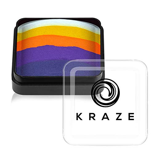 Product Cover Kraze FX Domed Split Cake - Sunset Dream (25 gm), Professional Face and Body Painting, Hypoallergenic, Safe & Non-Toxic, Child Friendly, Ideal for Fairs, Carnivals, Party & Halloween