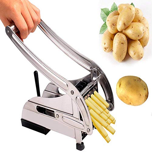 Product Cover RASABA  Stainless Steel Home French Fries Potato Chips Strip Cutting Cutter Machine Maker Slicer Chopper Dicer