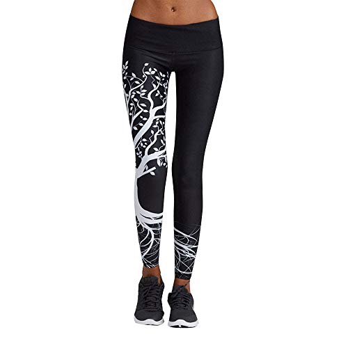 Product Cover Meikosks Women's Sports Yoga Exercise Athletic Pants Classic Fit Printed Leggings Workout Gym Bottom