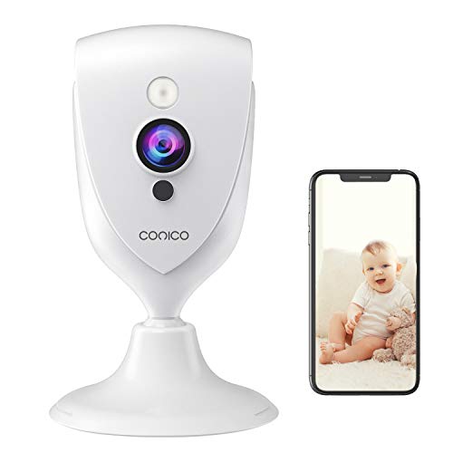 Product Cover Baby Monitor, Conico 1080P HD Wireless Camera Pet Cam with Sound Motion Detection, Home Camera Wireless Security Camera with 2- Way Audio, Night Vision Cloud WiFi Camera for Baby, Pet, Elder
