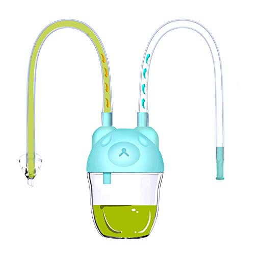 Product Cover Nasal Aspirator Snotsucker Baby Infant - Hospital Grade Booger Remover, Hygienic & Safe, BPA Free, Easy to Use Green