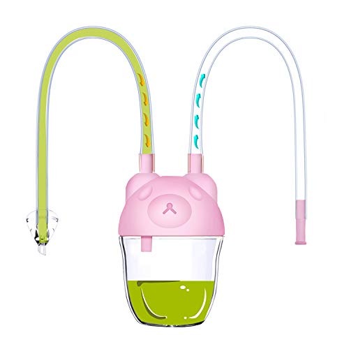 Product Cover Nasal Aspirator Snotsucker Baby Infant - Hospital Grade Booger Remover, Hygienic & Safe, BPA Free, Easy to Use Pink