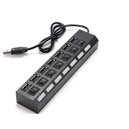 Product Cover Eubell USB Hub, 7 Ports USB Hub Splitter with Individual On/Off Switches