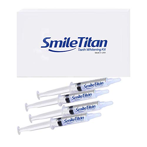 Product Cover Smile Titan Teeth Whitening Gel Refill 4x Syringes 44% Carbamide Peroxide
