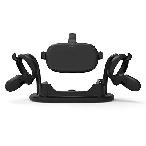 Product Cover AMVR VR Stand,Headset and Touch Controller Display Station for Magnetic Charging Oculus Quest