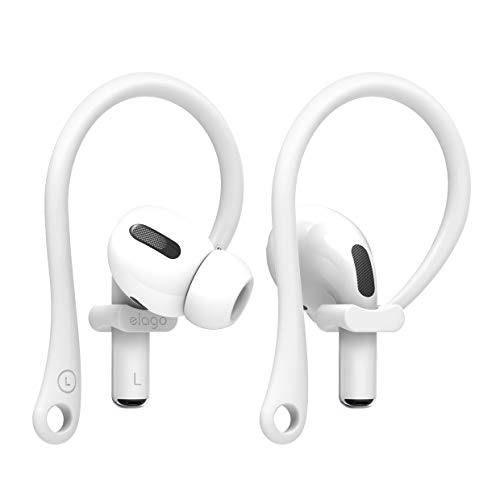Product Cover elago AirPods Pro EarHook - Perfect for Outdoor Activities, Lightweight, Long Lasting Comfort, Compatible with Apple AirPods Pro (White)