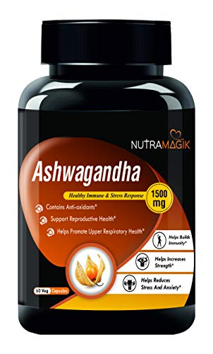 Product Cover Nutramagik Ashwagandha Root Extract-1500mg (60 Capsules)
