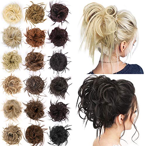 Product Cover AISI BEAUTY Tousled updo hair pieces messy bun hair scrunchies extensions hair pieces and ponytails hair extensions for women (#2（Natural Black）)