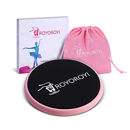 Product Cover Portable Turn Disc Board Dances - Turning Pirouette Equipment for Ballet Dancers,Figure Skating,Gymnastics for Spinning Balance Training (Pink)