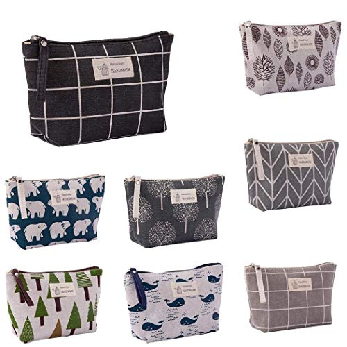 Product Cover Cotton And Linen Large-Capacity Cosmetic Bag Multi-function Travel Cosmetic Bag