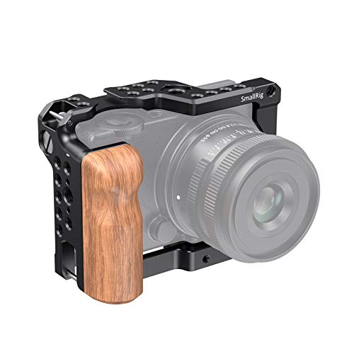 Product Cover SMALLRIG Camera Cage for Sigma fp Camera with Wooden Handgrip - CCM2518