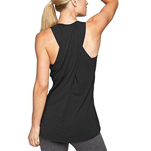 Product Cover SolwDa Women's Yoga Tops Training Workout Gym Clothes Sport Athletic Yoga Sleeveless Tank Tops T Shirt