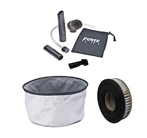 Product Cover Powersmith Ash Vacuum Complete Maintenance Kit Including Both Replacement Filters, Cleaning Tools & Exclusive Crevice Brush Attachment