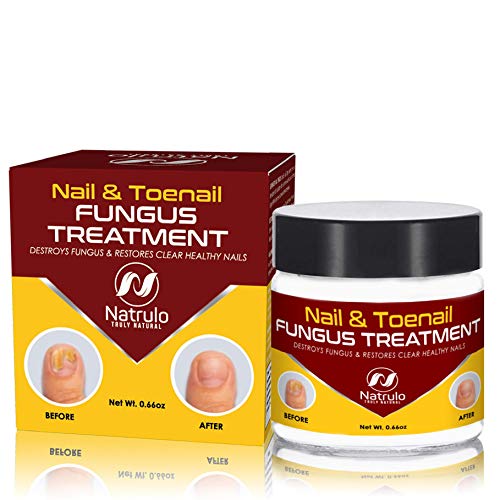 Product Cover Nail & Toenail Fungus Treatment - Herbal Anti Fungal Cream with Tolnaftate & Essential Oils - Destroys Fungus & Restores Clear Healthy Nails - Effective Proven Formula, Made in USA