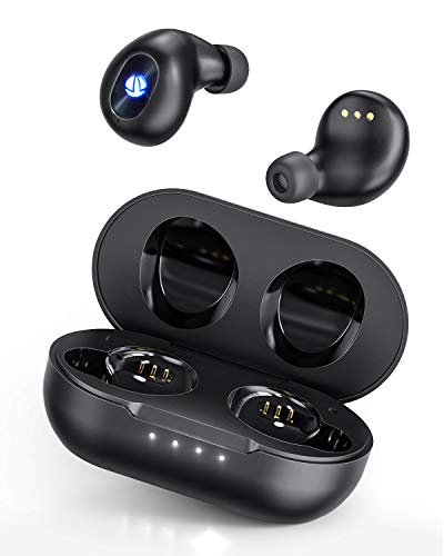 Product Cover iTeknic Bluetooth Earbuds with Wireless Charging Case, True Wireless Earbuds IPX7 Waterproof in-Ear Headphones with Volume Control, 30 Hours Playtime, Mono Mode, Hands-Free Calling for iPhone Android