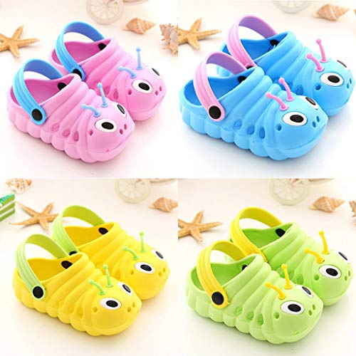 Product Cover AopnHQ Baby Summer Beach Sandals Comfort Clogs Mules Girls/Boys Toddler Slip On Garden Slippers Kids Lightweight Shoes Blue