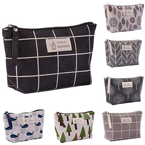 Product Cover Makeup Bag Cosmetic Bags for Women Travel Organizer Coin Purse Toiletry Bags Portable Cotton Multi-Function WEI MOLO
