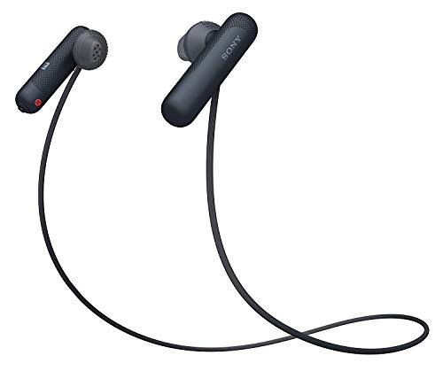 Product Cover Sony WI-SP500 Wireless in-Ear Sports Headphones, Bluetooth Earbuds, Black (International Version)