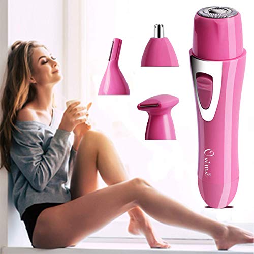 Product Cover Nikoy chessmat 4 in 1 Attachments Private Part Bikini Shaper and Trimmer for Women Portable Design with Adjustable Washable Head Eyebrow, Nose, Underarm,Leg, Face Hairs - Waterproof