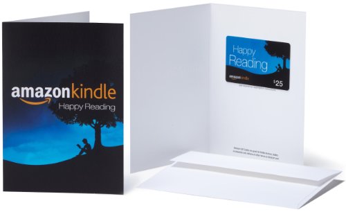 Product Cover Amazon.com $25 Gift Card in a Greeting Card (Amazon Kindle Design)